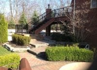 Firestone Pit and Stone Patio by Michigan Contractor Woodcraft Design & Build